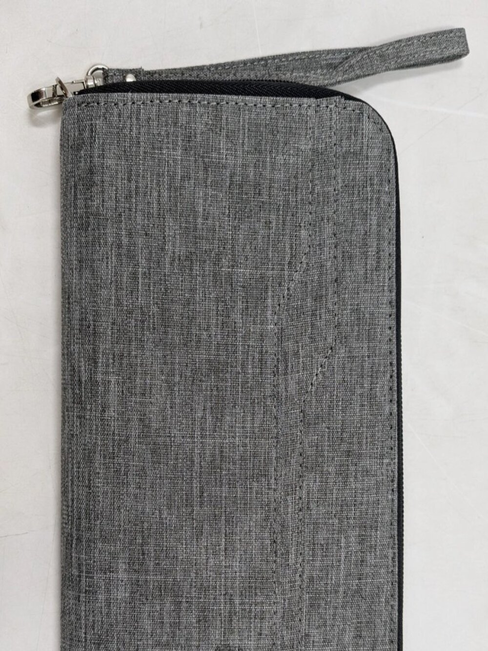 Valante Premium Family Travel RFID Passport Holder/Wallet Wristlet in Gray work